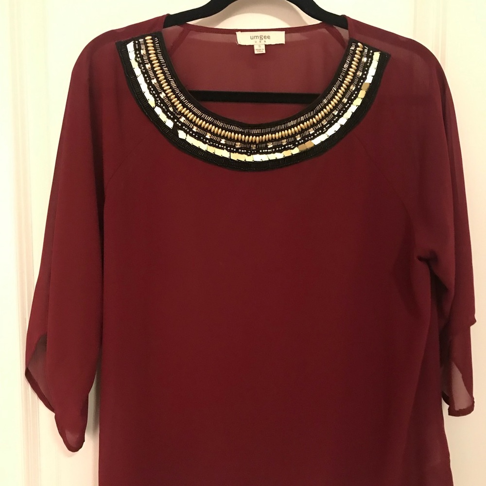 Embellished Woven Shirt